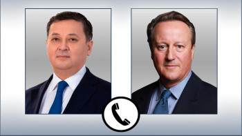 Фотография к новости: Қазақстан мен Ұлыбритания СІМ басшылары сөйлесті