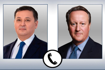 Фотография к новости: Қазақстан мен Ұлыбритания СІМ басшылары сөйлесті