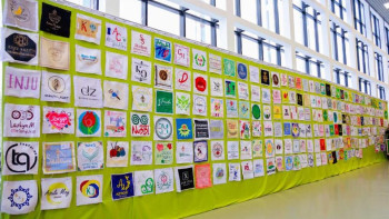 Фотография к новости: Елордада әзірленген қолөнершілер туы рекордтар кітабына енді