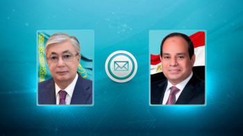 Фотография к новости: Мемлекет басшысы Мысыр Президентіне құттықтау жеделхатын жолдады