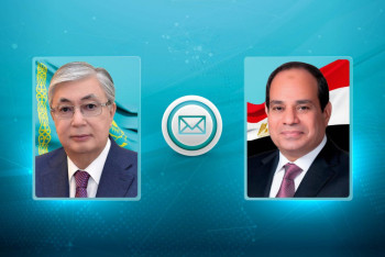 Фотография к новости: Мемлекет басшысы Мысыр Президентіне құттықтау жеделхатын жолдады