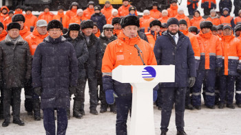 Фотография к новости: Қазақстан Қытай бағытына жаңа теміржол құрылысын бастады