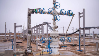 Фотография к новости: Қазақстанда «Рожковское» кен орнында газ өндіру басталды