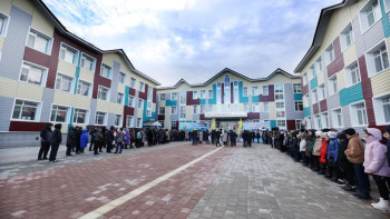 Фотография к новости: Таразда 1200 орындық  мектеп пайдалануға берілді