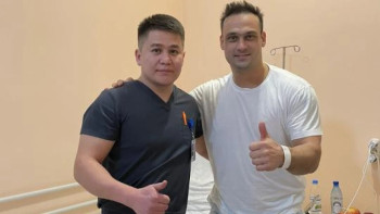 Фотография к новости: Ауыр атлет Илья Ильинге операция жасалды