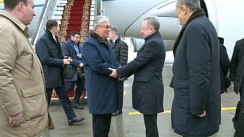 Фотография к новости: Тоқаев Путиннің шақыруымен Санкт-Петербург қаласына барды