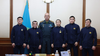 Фотография к новости: Армия спортшыларының мықтылығы әскеріміздің мәртебесін арттырады - министр