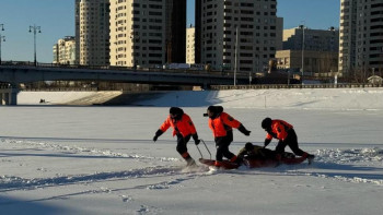 Фотография к новости: Елордалық құтқарушылар мұзға шықпауға шақырады