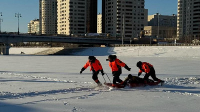 Елордалық құтқарушылар мұзға шықпауға шақырады