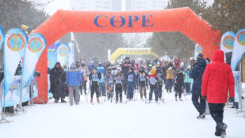 Фотография к новости: Елордада қысқы спорт маусымы шаңғы тебумен басталды