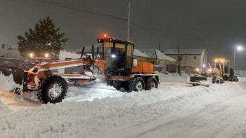 Фотография к новости: 1500-ге жуық техника Астана көшелерін қардан тазартып жатыр