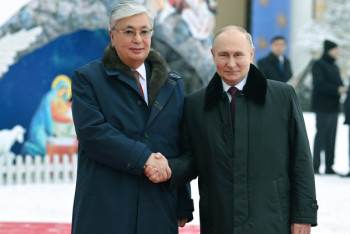 Фотография к новости: Путин – сөзімен де, ісімен де жаһандық ахуал­ға ықпал ететін тұлға – Тоқаев