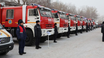 Фотография к новости: Қарағандылық құтқарушыларға жаңа техника берілді