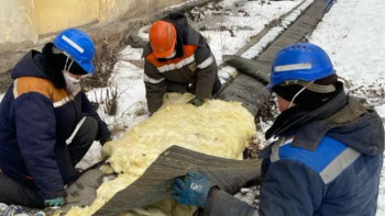 Фотография к новости: Екібастұзда жылу желілерін қалпына келтіру жұмыстары жүргізіліп жатыр