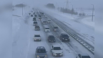 Фотография к новости: Ақмола полицейлері қар құрсауында қалған 900-ге жуық көлікті шығарды
