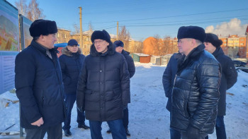 Фотография к новости: СҚО әкімі Петропавлдағы балабақша құрылысын тексерді