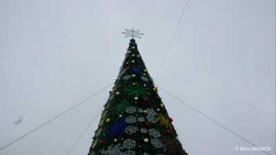 Павлодарда 52 млн теңгеге салынған шырша құлап қалды