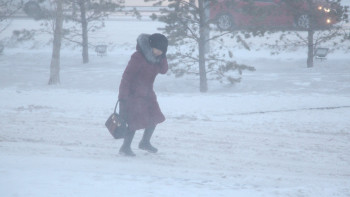 Фотография к новости: Өскеменде қатты жел салдарынан бірнеше көше тұрғындары жарықсыз қалды