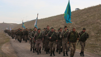 Фотография к новости: Қазақ батырларының құрметіне арналған челлендж Таразда жалғасын тапты