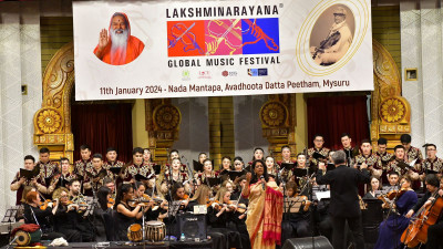 Қазақстанның симфониялық оркестрі Үндістандағы фестивальде өнер көрсетті