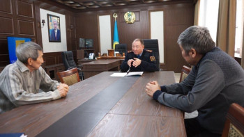 Фотография к новости: Жамбылдық полицейлер жылды қорытындылады