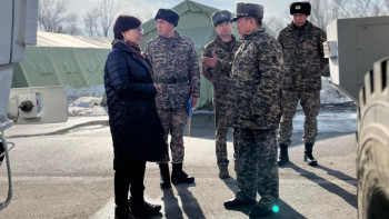 Фотография к новости: Депутаттар Бітімгерлік операциялар орталығына барды