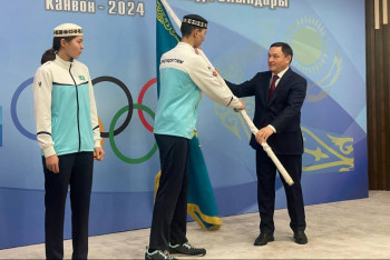 Фотография к новости: Канвон-2024. Спортшыларды шығарып салу рәсімі өтті