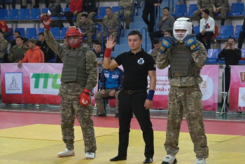 Фотография к новости: Семейде армиялық қоян-қолтық ұрыстан чемпионат өтті