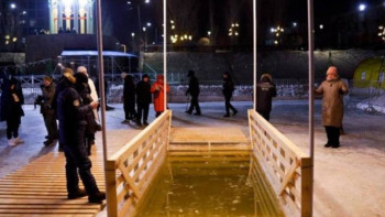 Фотография к новости: «Крещение». Елордалық құтқарушылар сақтық шараларын еске салды