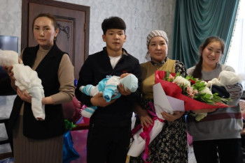 Фотография к новости: Түркістан облысында үшем дүниеге келді