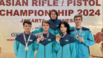 Фотография к новости: Қазақстан мергендері Азия чемпионатында тағы үш медаль жеңіп алды