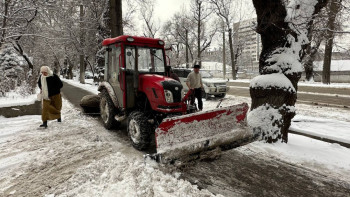 Фотография к новости: Алматыда 20 сантиметр қар жауды