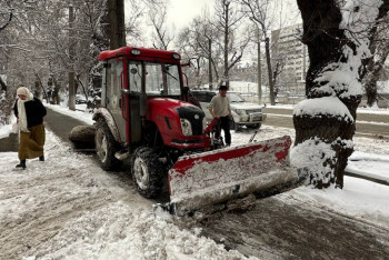 Фотография к новости: Алматыда 20 сантиметр қар жауды