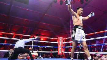 Фотография к новости: Жәнібек Әлімханұлының жекпе-жегі таңдаулылардың қатарына кірді