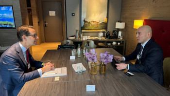 Фотография к новости: Ұлттық экономика министрі Давоста бірқатар кездесу өткізді