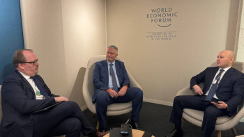 Фотография к новости: ҰЭМ басшысы халықаралық ұйымдардың өкілдерімен екіжақты кездесулер өткізді