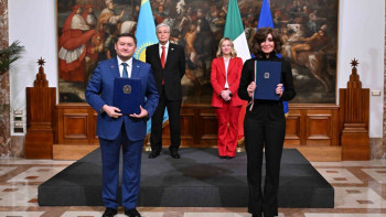 Фотография к новости: Академия Италияның Ұлттық мемлекеттік басқару мектебімен меморандумға қол қойды