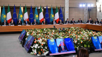 Фотография к новости: Тоқаев Италия компанияларын мұнай-газ саласында сервистік қызмет көрсетуге шақырды