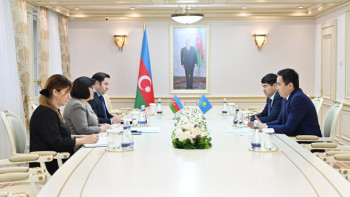 Фотография к новости: Бакуда екі бауырлас елдің ынтымақтастығын нығайту жолдары талқыланды