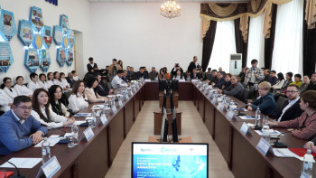 Фотография к новости: Дулати университетінде Ресей химия-технологиялық университетінің өкілдігі ашылды