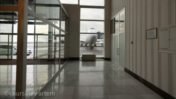 Фотография к новости: Алматыда халықаралық әуежай жұмыс істеп тұр