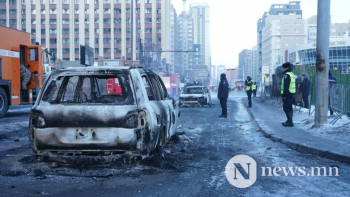 Фотография к новости: Моңғолияда 60 тонна газ тасыған жүк көлігі жарылды