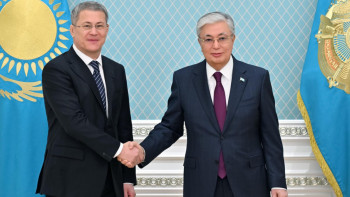 Фотография к новости: Тоқаев Башқұртстан басшысы Радий Хабировты қабылдады