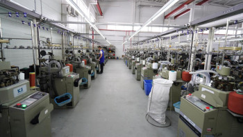 Фотография к новости: Түркістанда шұлық шығаратын кәсіпорын іске қосылды