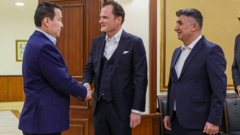 Фотография к новости: Шетелдік инвесторлармен жаңа жобаларды іске қосу перспективалары талқыланды