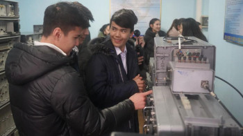 Фотография к новости: Әскери институтта оқушыларға арналған Ашық есік күні өтті