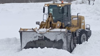 Фотография к новости: Ақмола облысында қар жинауда 800-ден астам техника жұмылдырылды