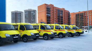 Фотография к новости: СҚО-ның емдеу ұйымдары 19 санитарлық көлікпен толықты