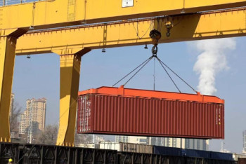 Фотография к новости: Қытай-Орталық Азия арасындағы алғашқы пойыз Алматыға аттанды