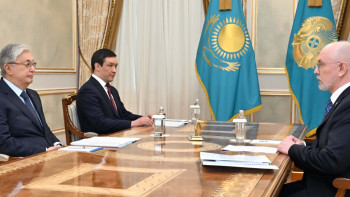 Фотография к новости: Президент Жоғары сот кеңесінің төрағасы Денис Шиппті қабылдады